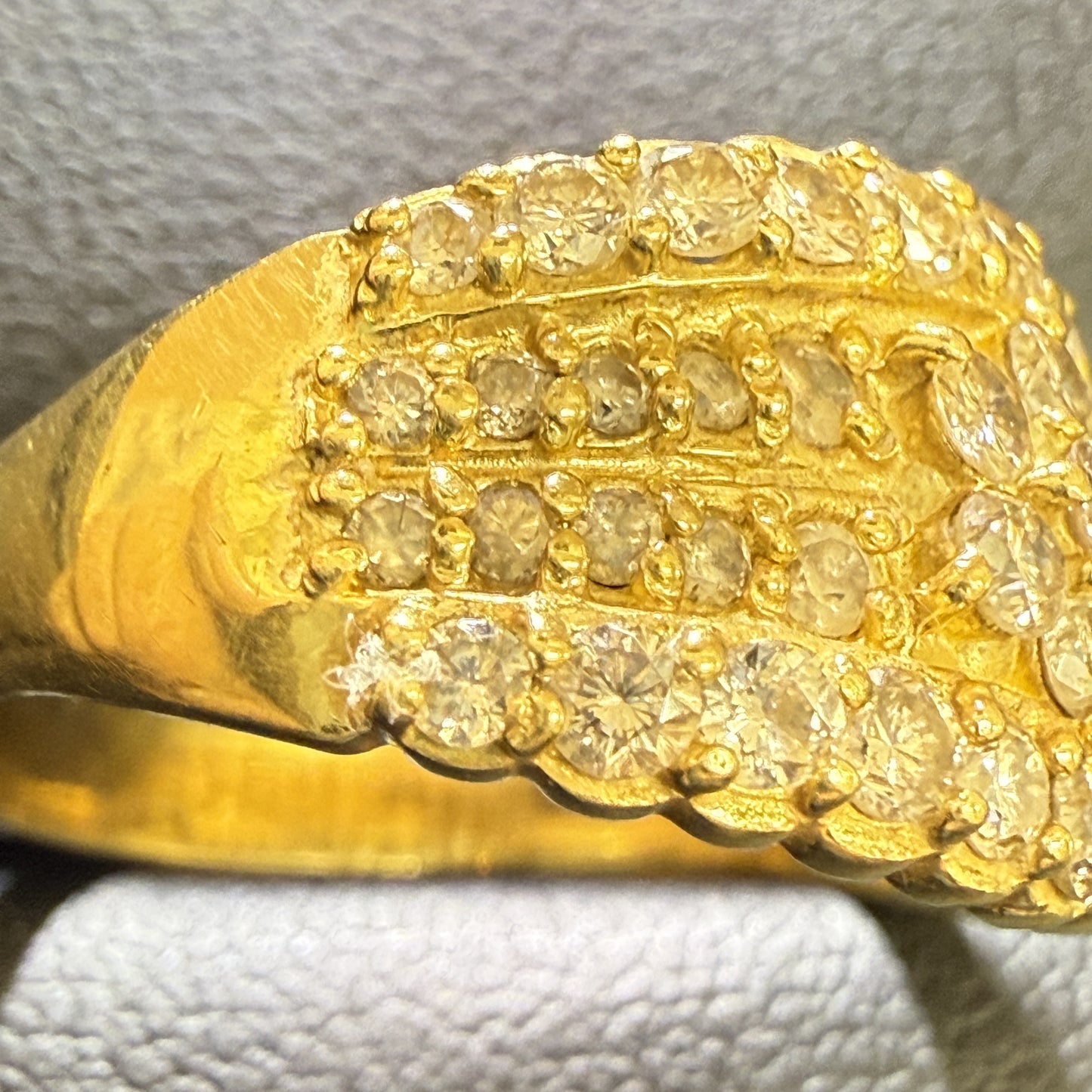 D1.00ct K18 4.2g Ring 