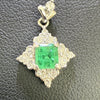 E0.39ct D0.28ct PT900 2.3g Pendant Top 