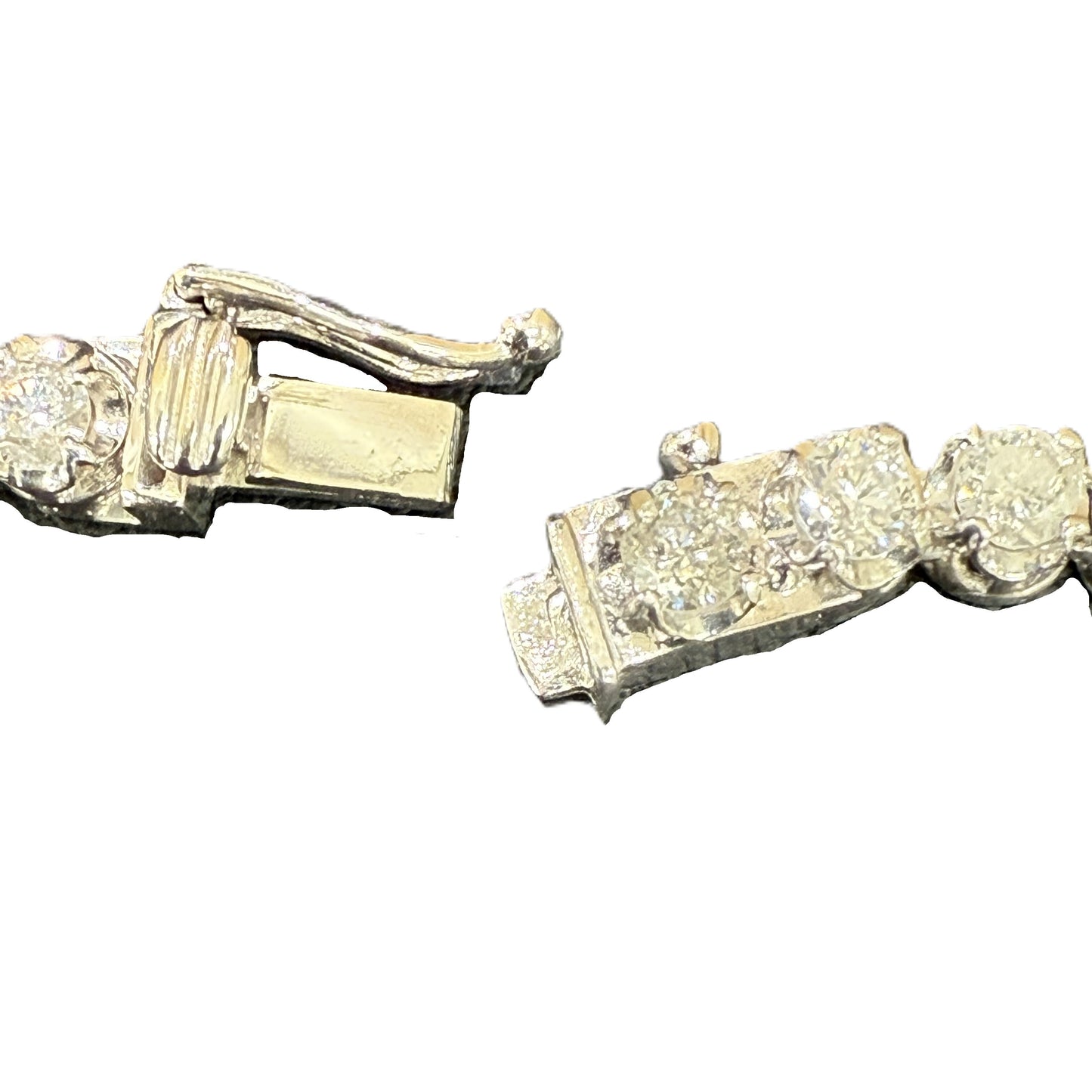 D10.01ct PT900/K18WG 24.2g Necklace 