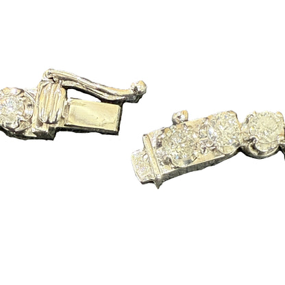 D10.01ct PT900/K18WG 24.2g Necklace 