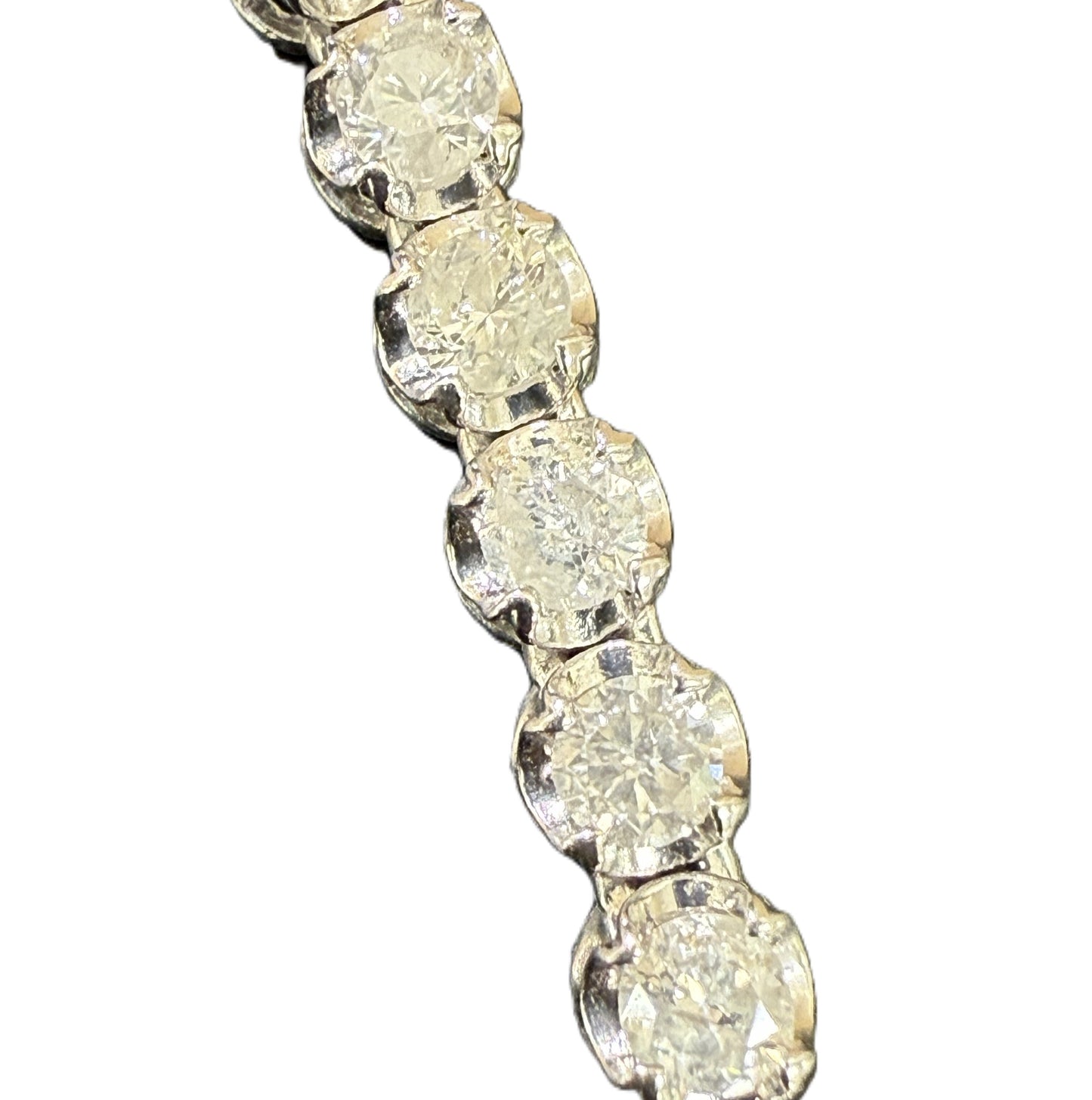 D10.01ct PT900/K18WG 24.2g Necklace 