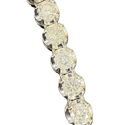 D10.01ct PT900/K18WG 24.2g Necklace 