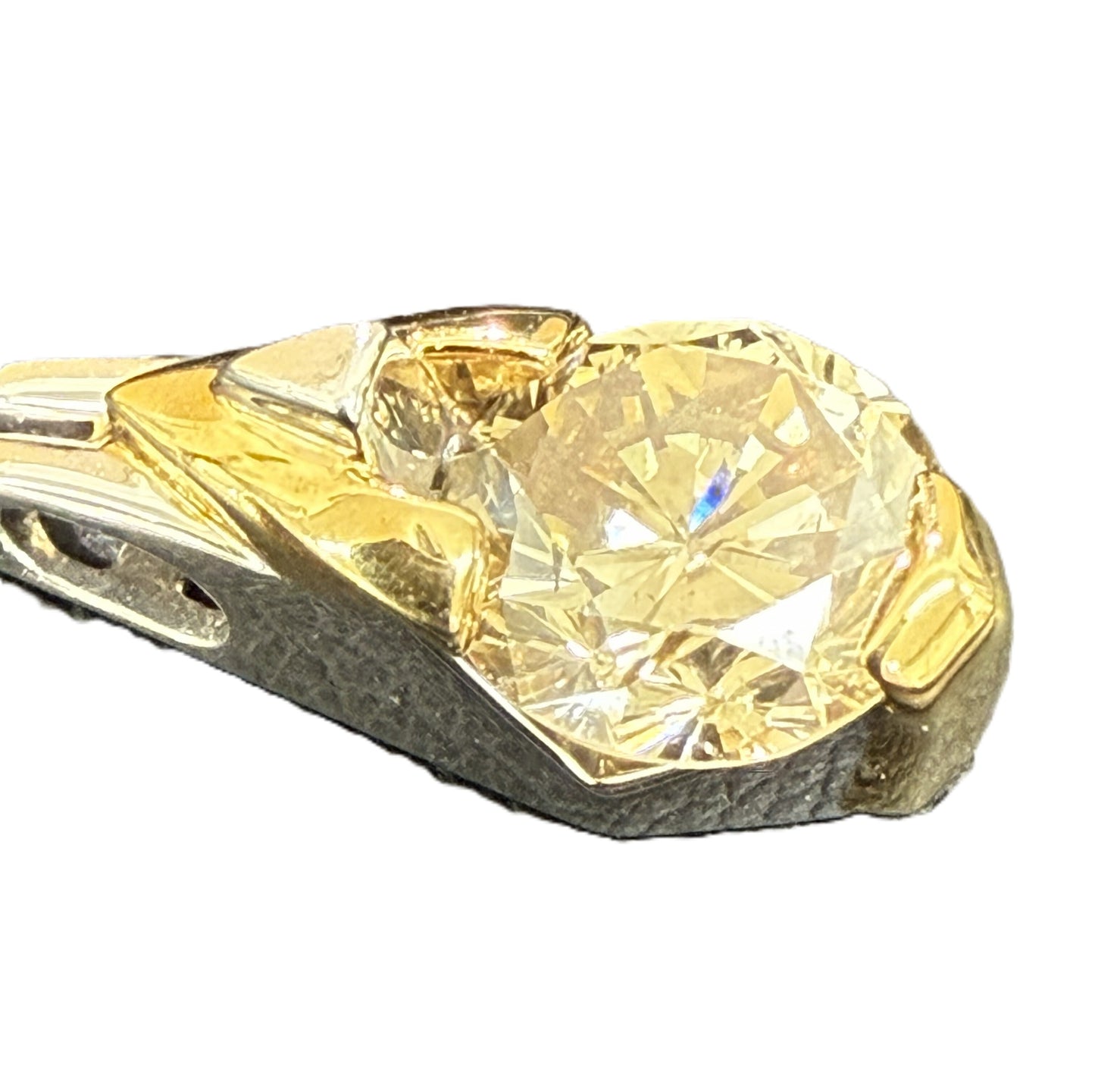 D1.29ct PT900/K18 2.8g Pendant Top 