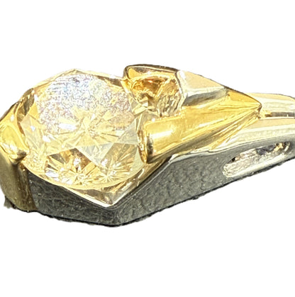 D1.29ct PT900/K18 2.8g Pendant Top 