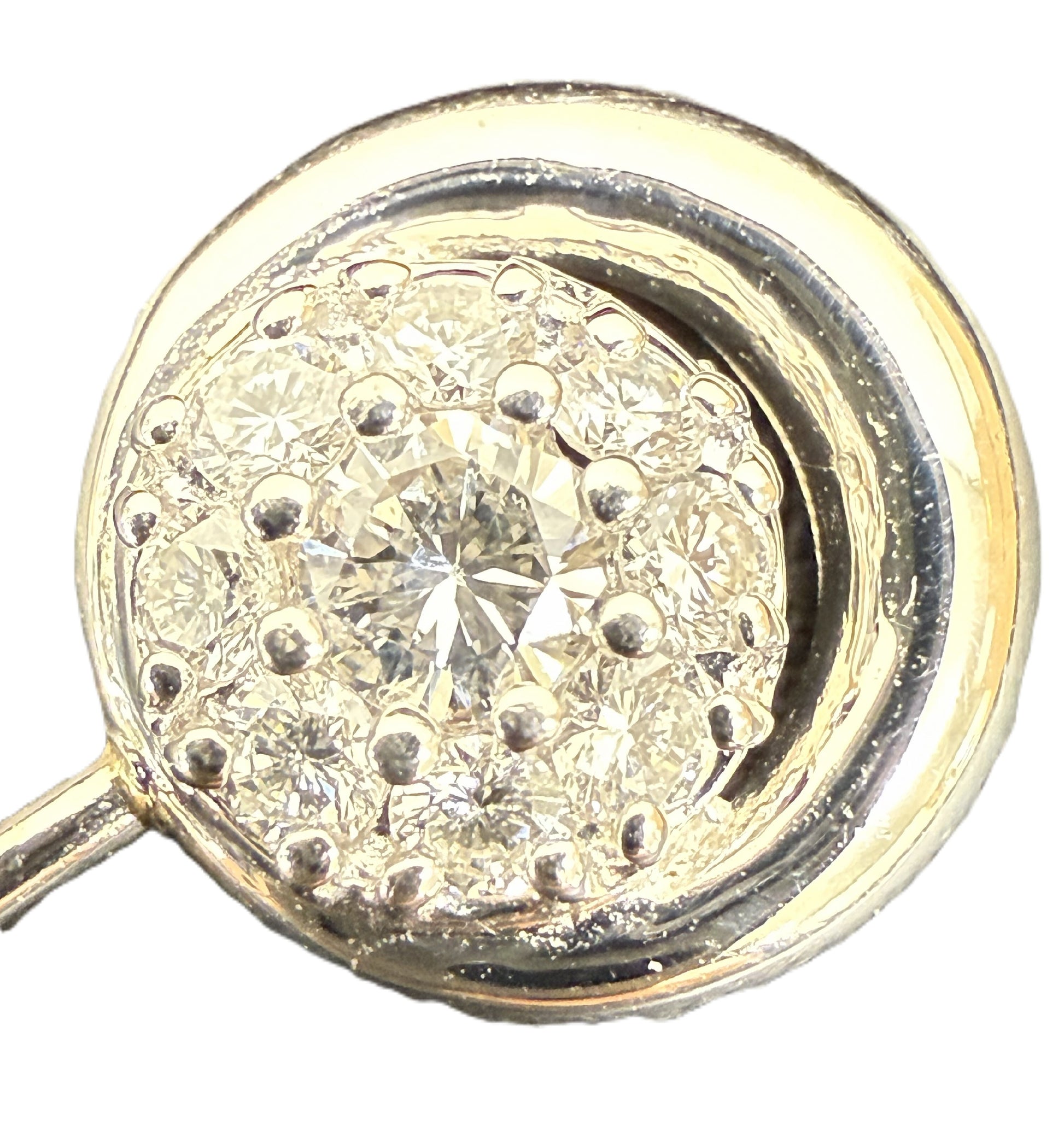 D0.25ct PT900/K14WG 2.8g Brooch 