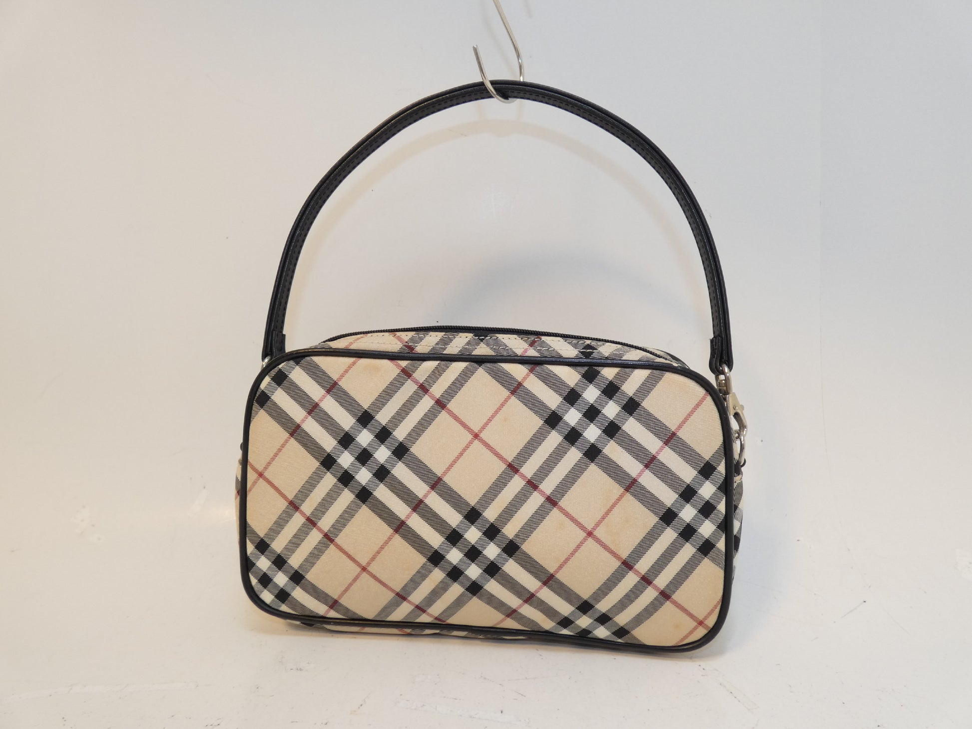 BURBERRY Nova Check Nylon One-Hand Mini Bag Handbag