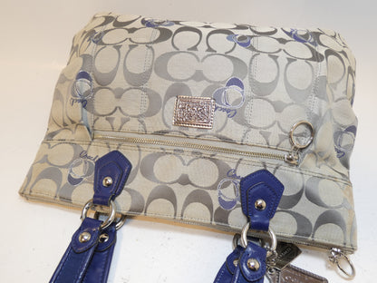 COACH Signature Canvas Shoulder Handbag