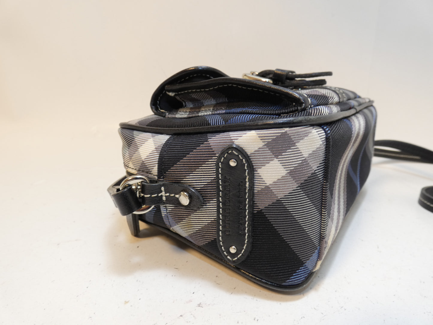 BURBERRY Nova Check Front Belt Nylon Shoulder Bag