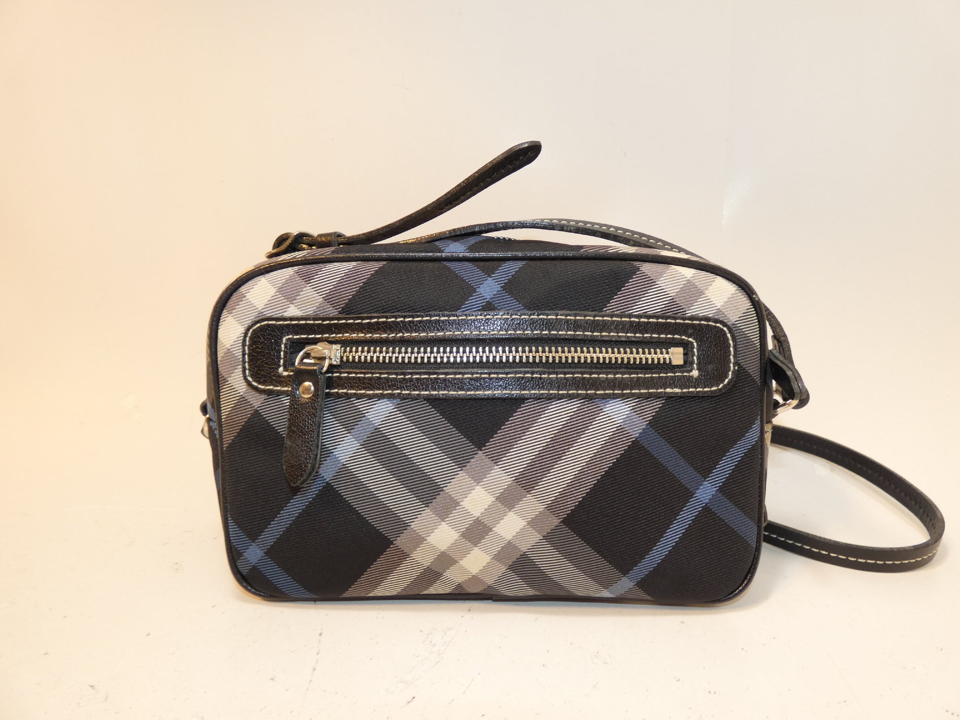 BURBERRY Nova Check Front Belt Nylon Shoulder Bag