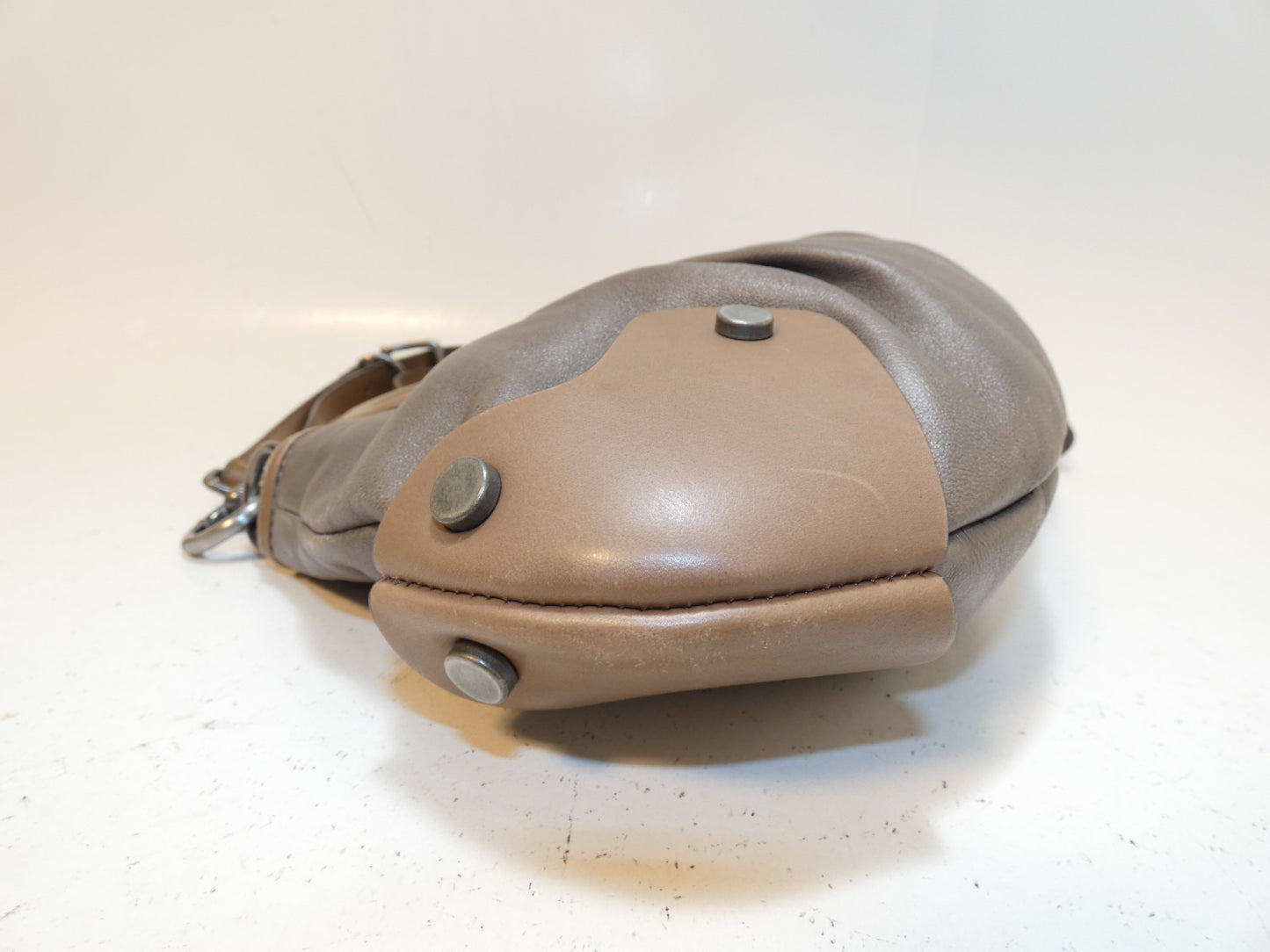 MARNI MARNI 2-way leather two-tone hand/shoulder bag