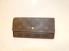 LOUIS VUITTON Monogram Sarah Monogram Long Wallet