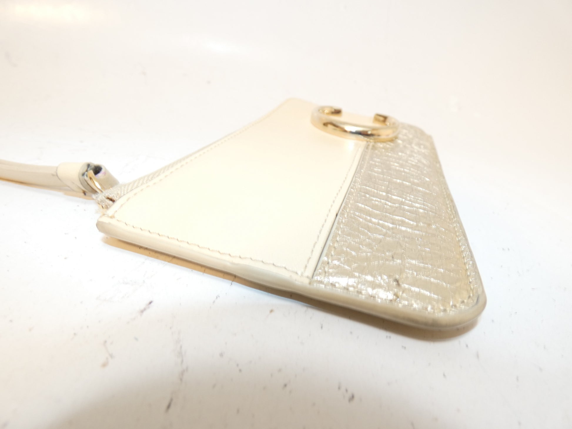 Chloe C motif leather coin case