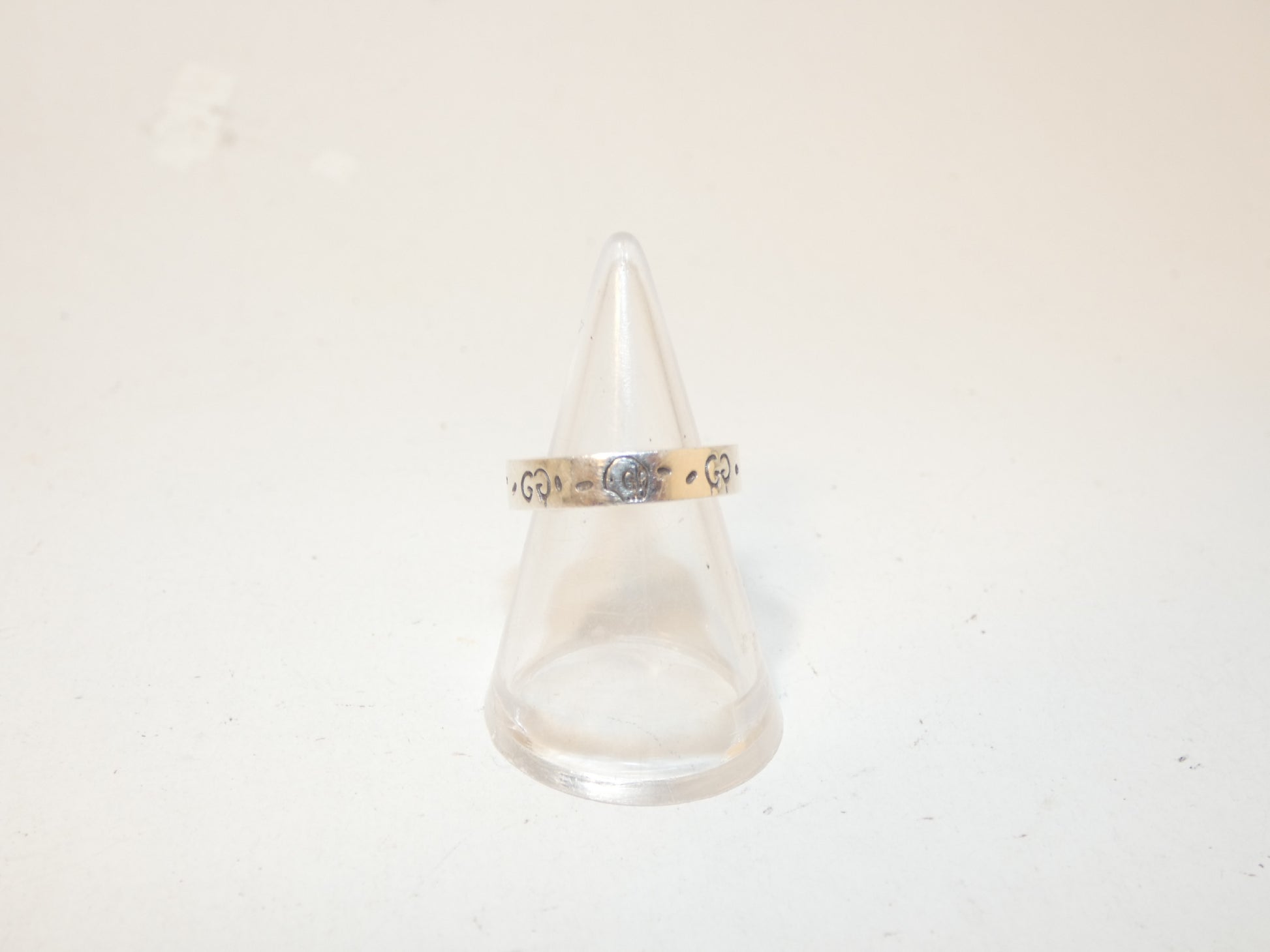 GUCCI Ghost Logo Ring