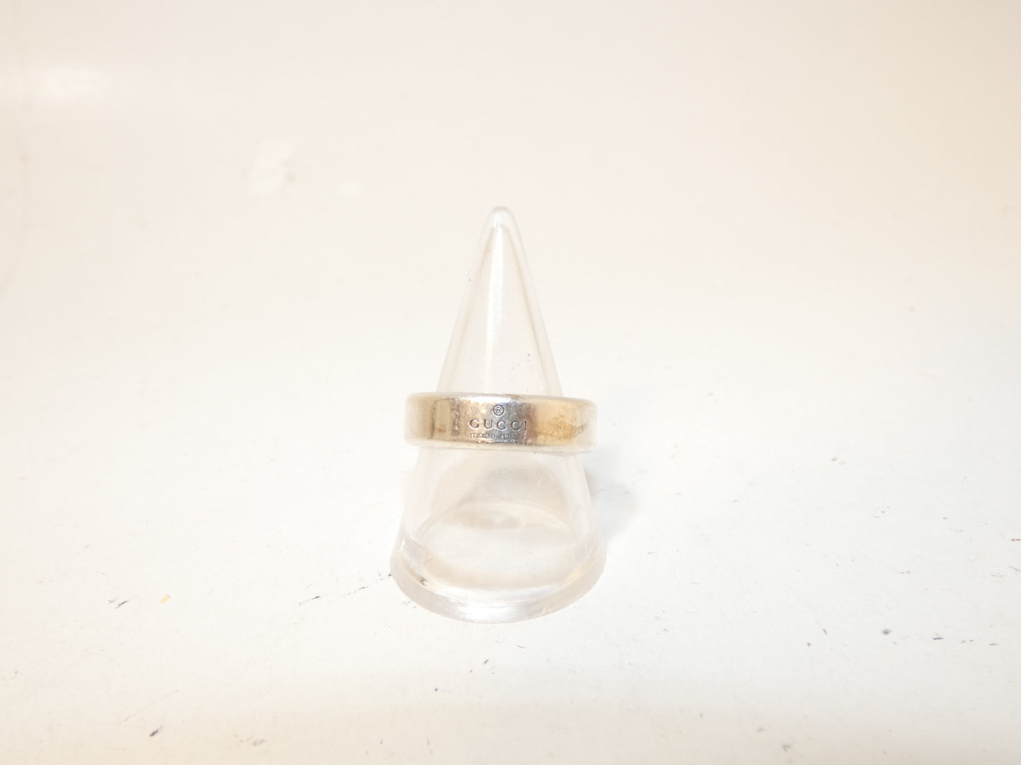 GUCCI Interlocking Silver Ring