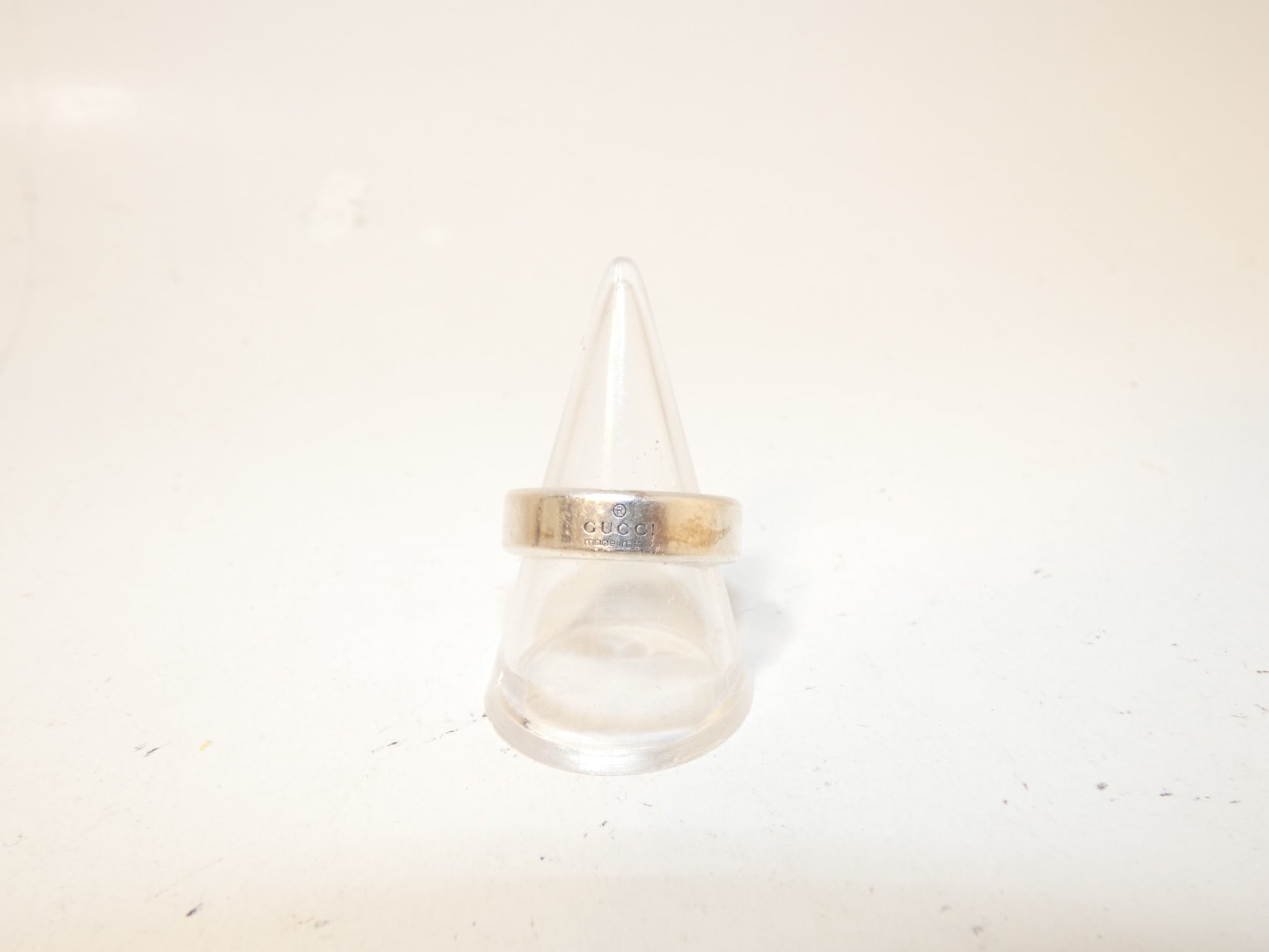 GUCCI Interlocking Silver Ring