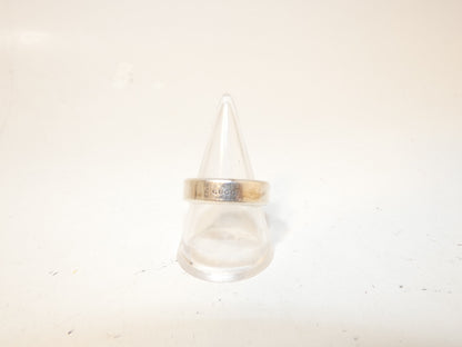 GUCCI Interlocking Silver Ring