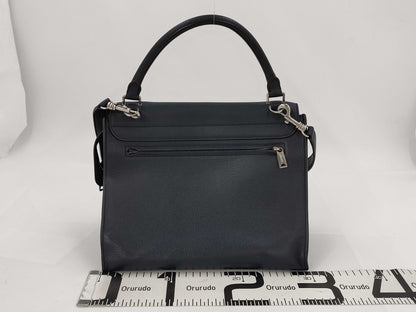 CELINE Trapeze Shoulder Bag Navy