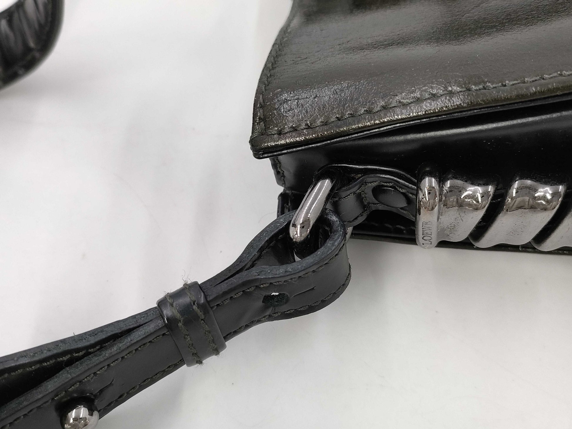 LOEWE Velázquez Leather Shoulder Bag