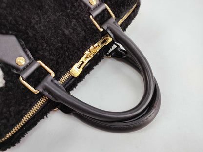 LOUIS VUITTON Monogram Teddy Speedy Bandouliere 25 M55423 Handbag