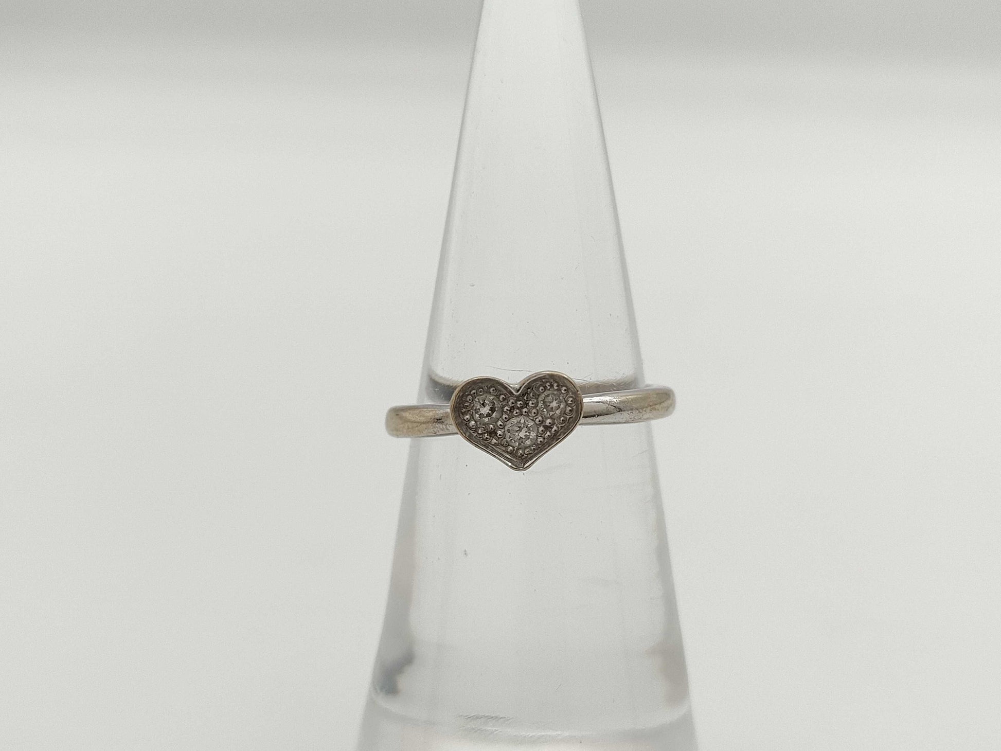 Diamond K18WG 2.5g Ring 