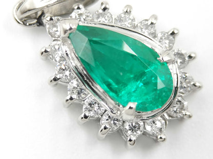 E0.79ct D0.27ct PT900 3.2g Pendant Top 