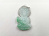 Carved Jadeite D0.24ct Pt900 15.2g Pendant Top 