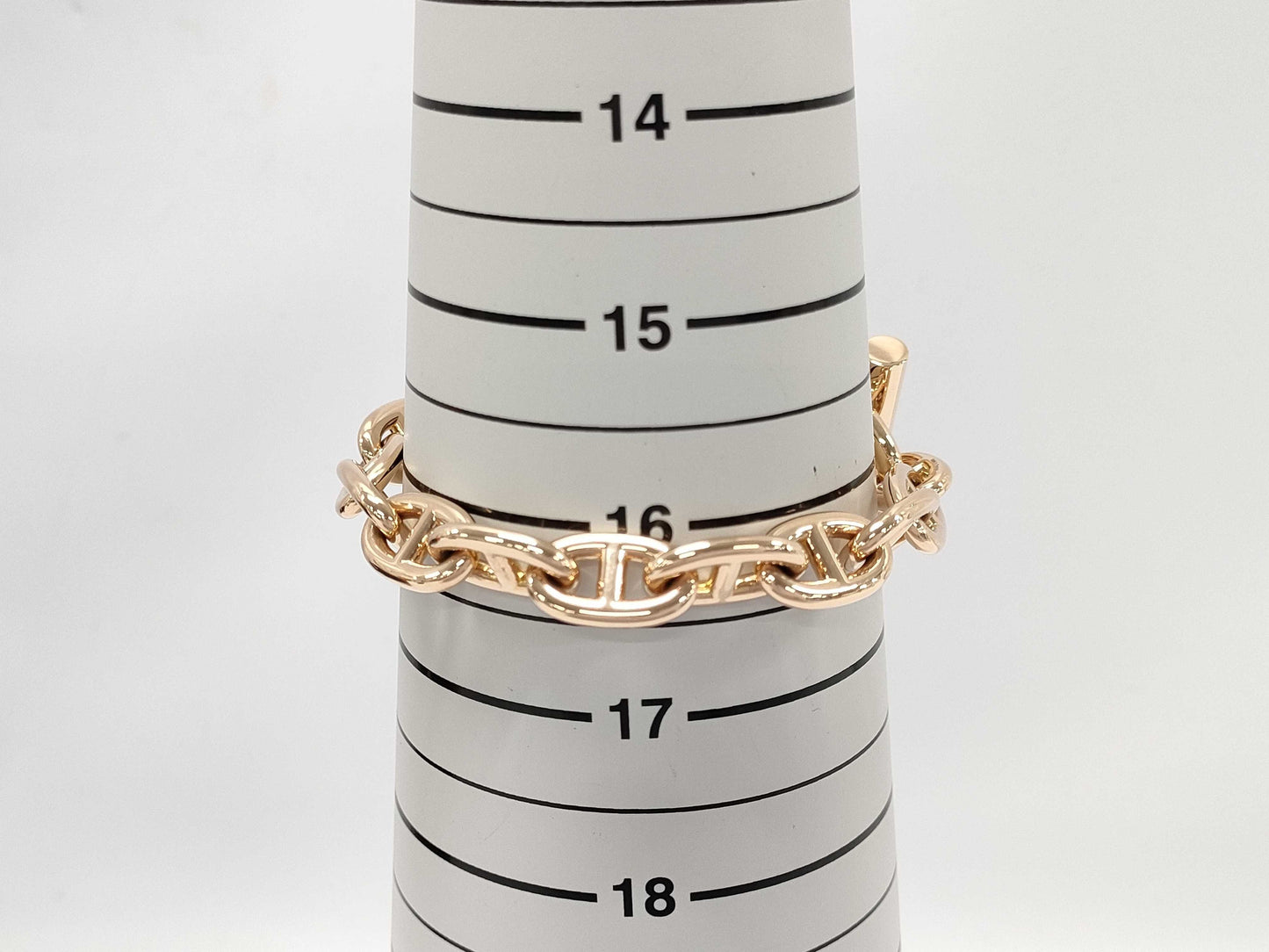 HERMES Chaine d'Ancre MM 15-link PG Au750 78.7g Bracelet/Bangle 