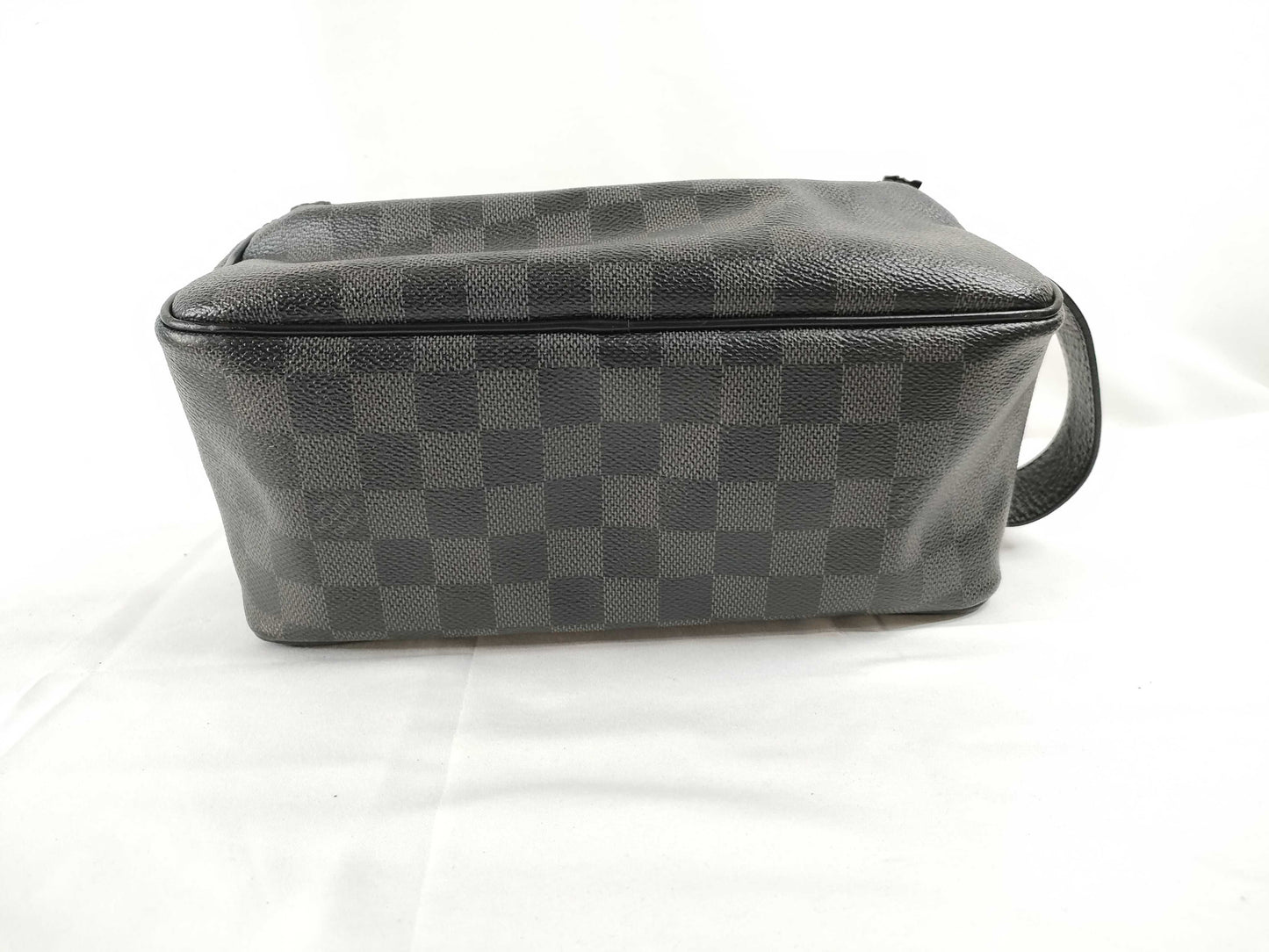 LOUIS VUITTON Damier Graphite Toilette Pouch N47625 BA0123 Handbag
