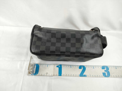 LOUIS VUITTON Damier Graphite Toilette Pouch N47625 BA0123 Handbag