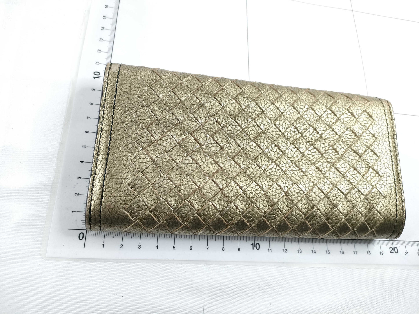 BOTTEGA VENETA Metallic Long Wallet