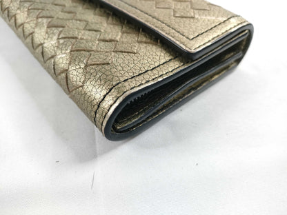 BOTTEGA VENETA Metallic Long Wallet