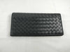 BOTTEGA VENETA Intrecciato Bottega Long Wallet Black Wallet