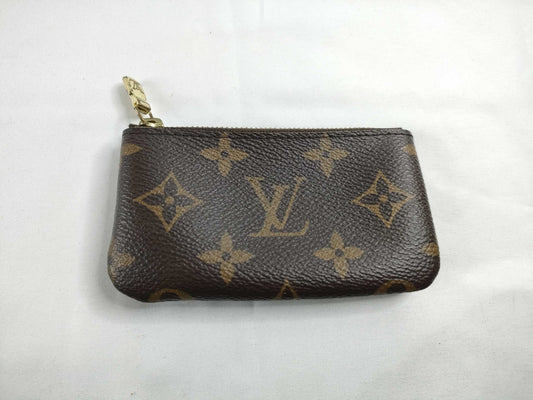 LOUIS VUITTON Monogram Pochette Cle CT2282 Coin Case