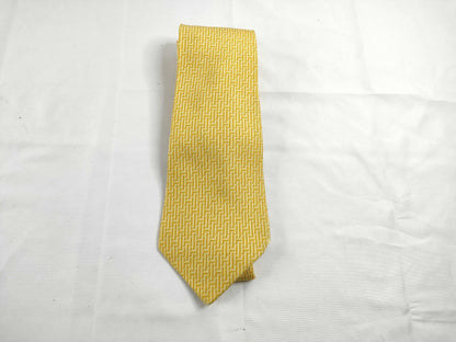 HERMES Hermes Tie Yellow Other Accessories