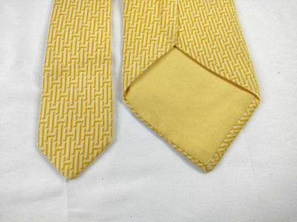 HERMES Hermes Tie Yellow Other Accessories