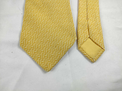 HERMES Hermes Tie Yellow Other Accessories