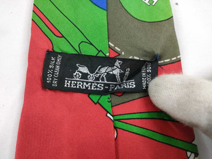 HERMES Tie and Scarf Pattern Set of 2 Other Accessories