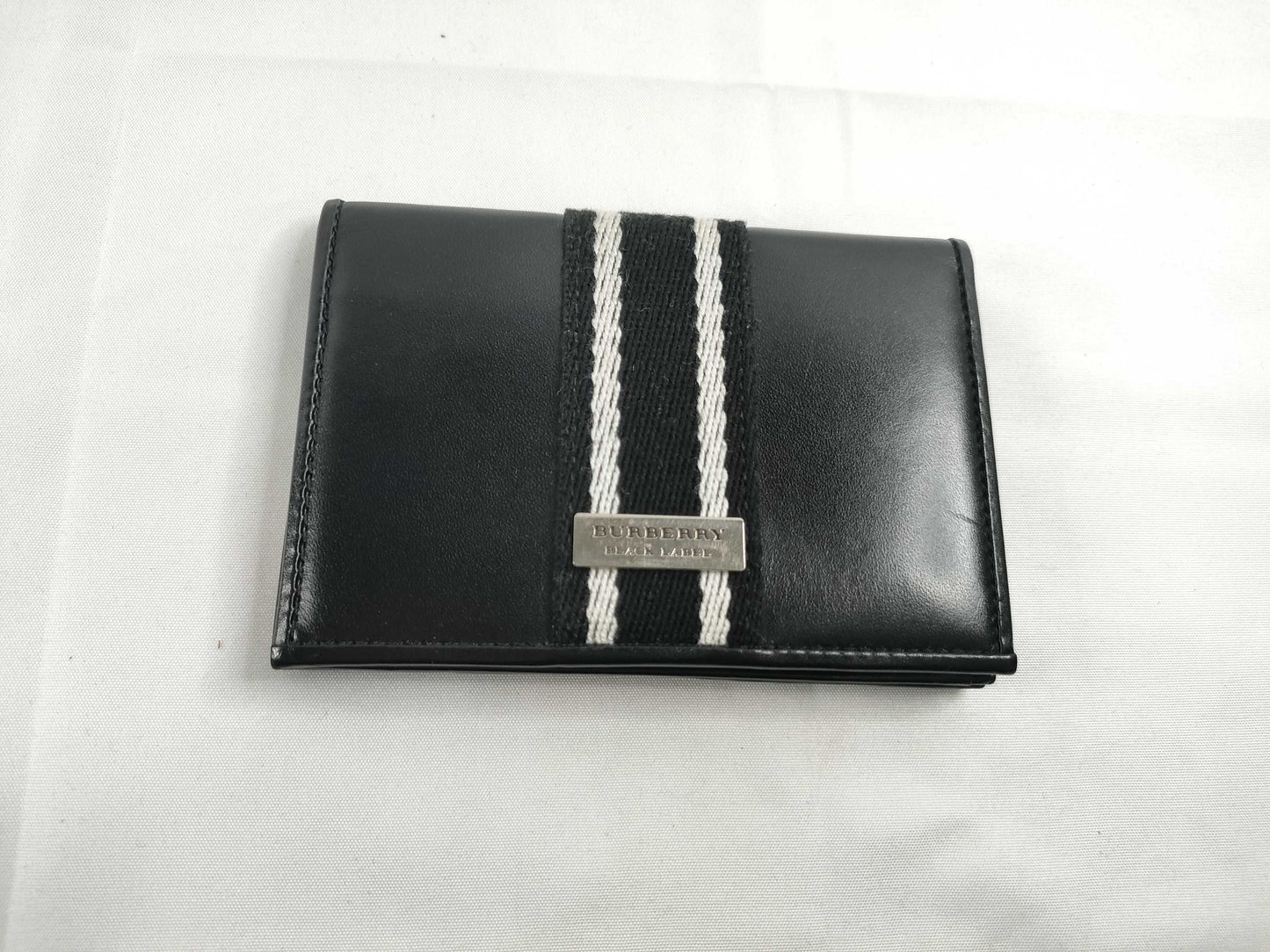 BURBERRY Black Business Card Case, Card Case, Pass Case, Business Card Case
