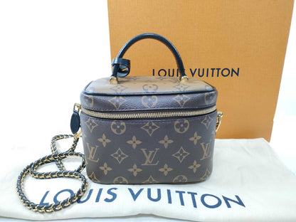 LOUIS VUITTON Monogram Monogram Reverse Vanity NV PM M45165 IC Chip Shoulder Bag