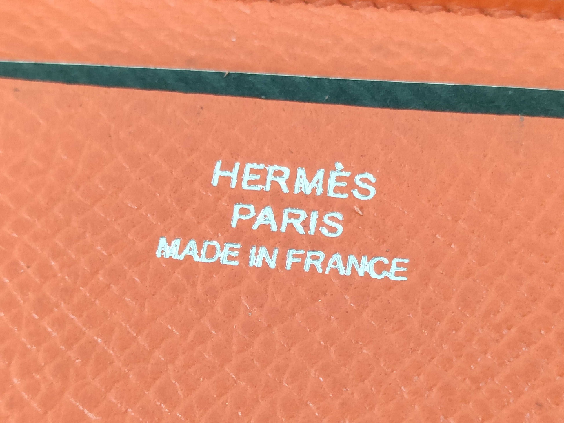 HERMES Leather Notebook Cover