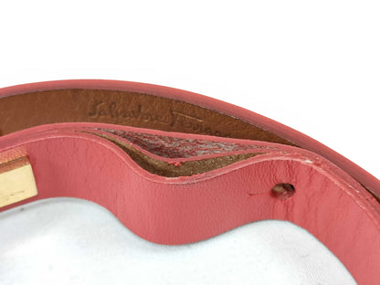 Salvatore Ferragamo Gancini Leather Belt