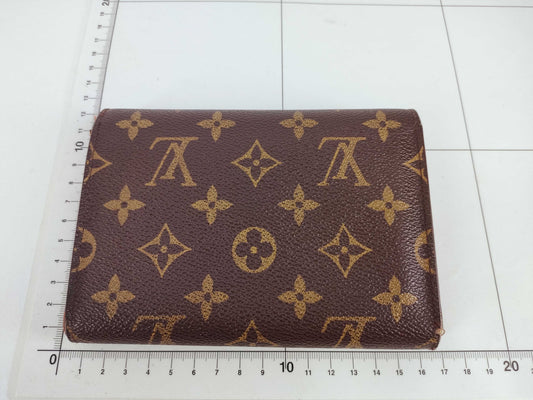 LOUIS VUITTON Monogram Porte Tresor Etui Papier Monogram Wallet M61202 SP0996