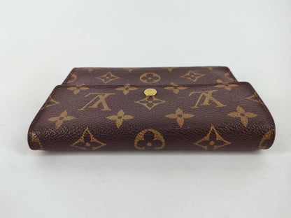 LOUIS VUITTON Monogram Porte Tresor Etui Papier Monogram Wallet M61202 SP0996