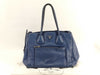 PRADA Vitello Dino Leather 2-Way Handbag BN2795 Blue Accessories: Dust Bag, Shoulder Strap, Tote Bag