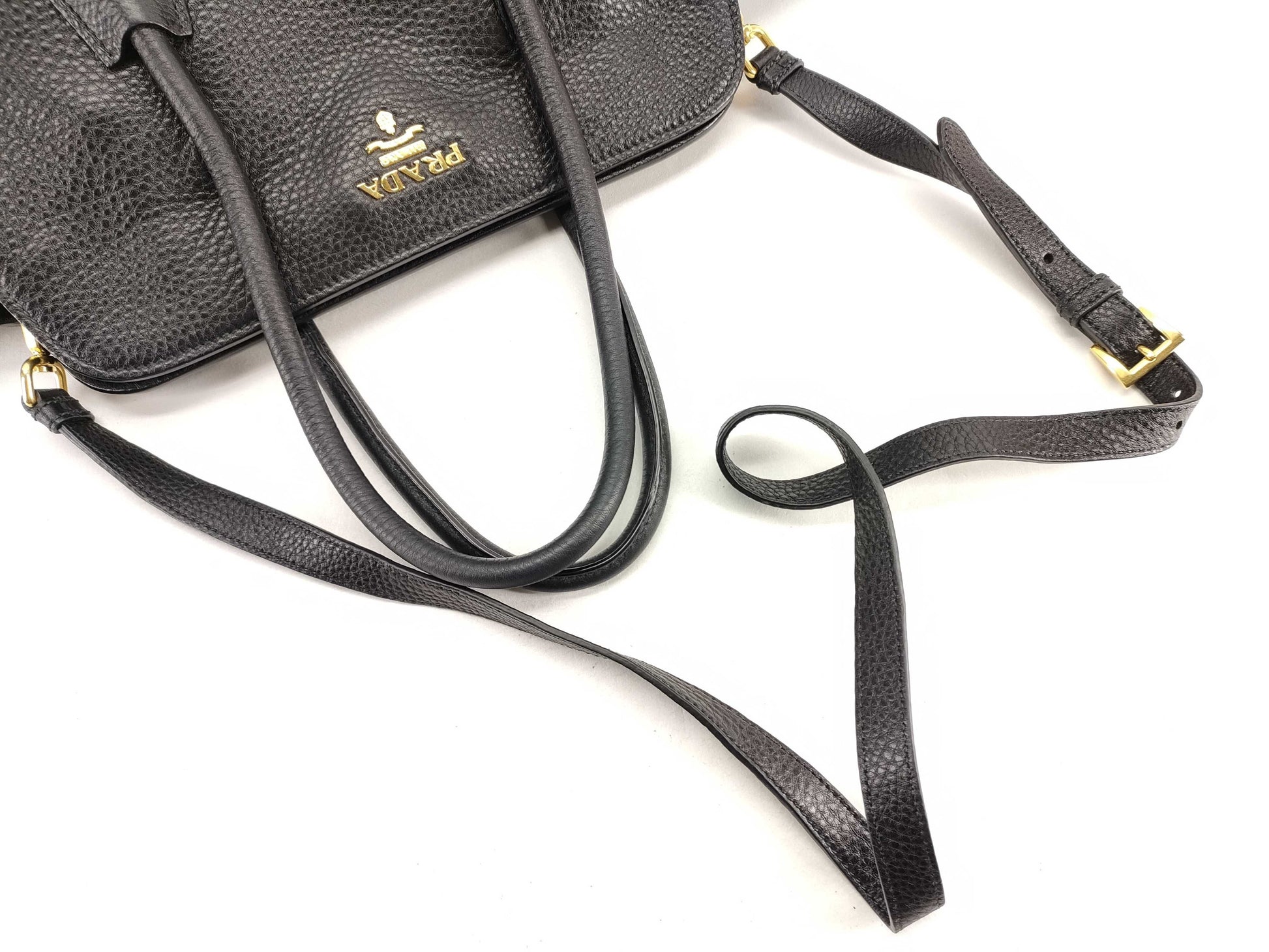 PRADA Prada 2-Way Handbag BN2655 Accessories: Dust Bag, Shoulder Strap, Tote Bag