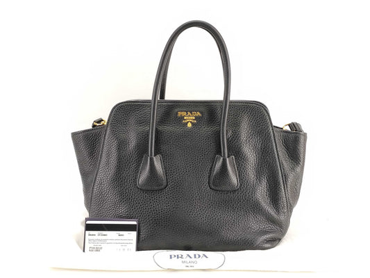 PRADA Prada 2-Way Handbag BN2655 Accessories: Dust Bag, Shoulder Strap, Tote Bag