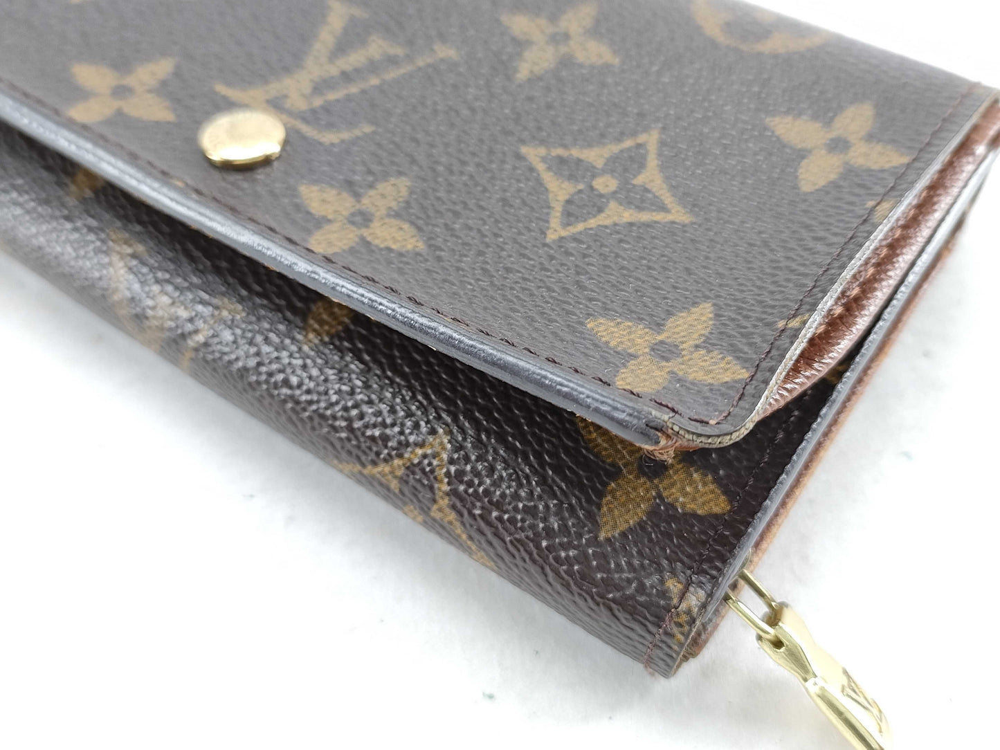 LOUIS VUITTON Monogram Louis Vuitton Monogram Porte Monnaie Viet Tresor M61730 Wallet