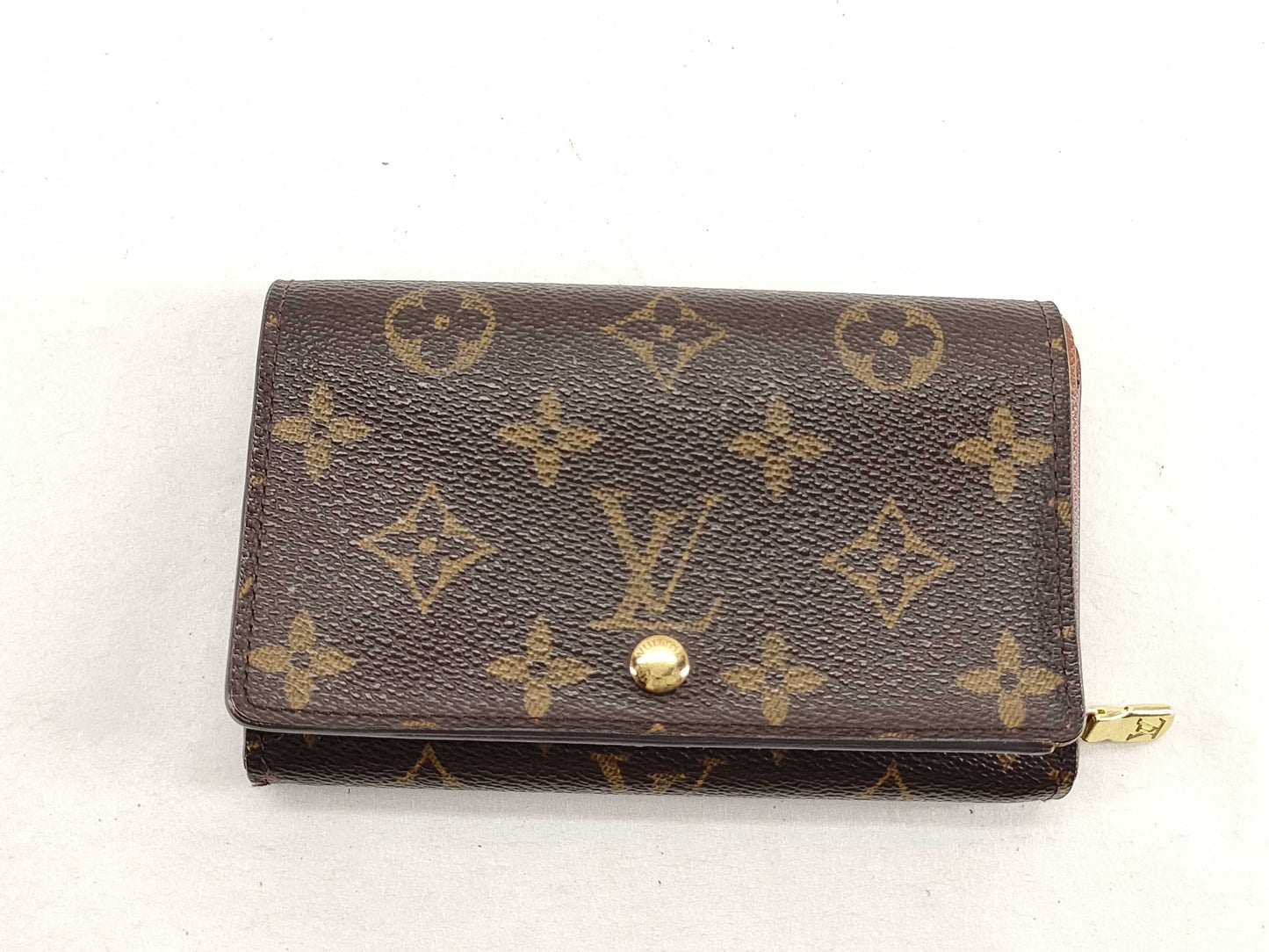 LOUIS VUITTON Monogram Louis Vuitton Monogram Porte Monnaie Viet Tresor M61730 Wallet