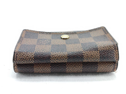LOUIS VUITTON Damier Louis Vuitton Damier Porte Monnaie Carte Credit Wallet N61652