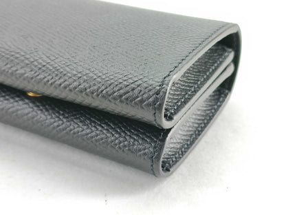 CELINE Leather Card Case, Black. Accessories: Box, Dust Bag, Card Case, Pass Case, Business Card Holder.